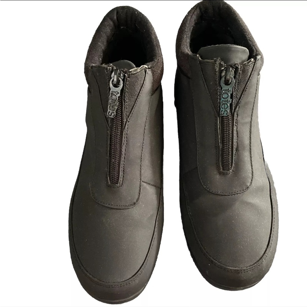 Totes Ankle Booties Waterproof Shoes Womens Size 9 Winter Insulated ~EUC!!